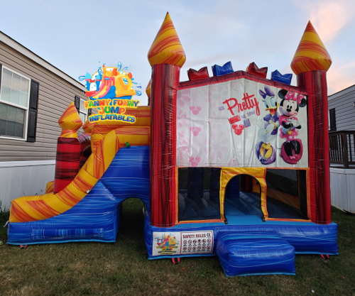 Castillo-Azul-Minnie-Daisy